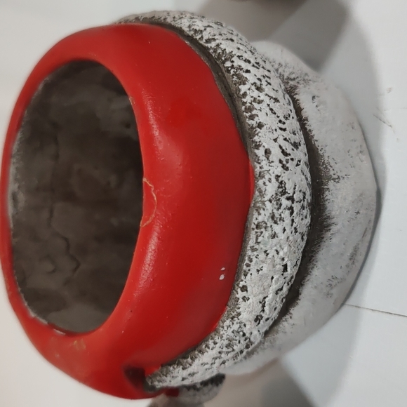 4 small holiday planters for succulents, Frosty and friends. - Picture 7 of 9